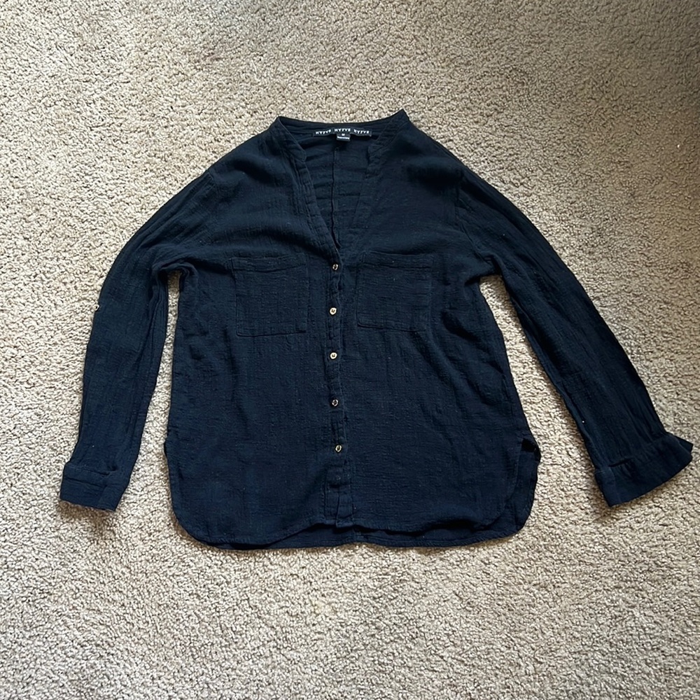 Black cardigan